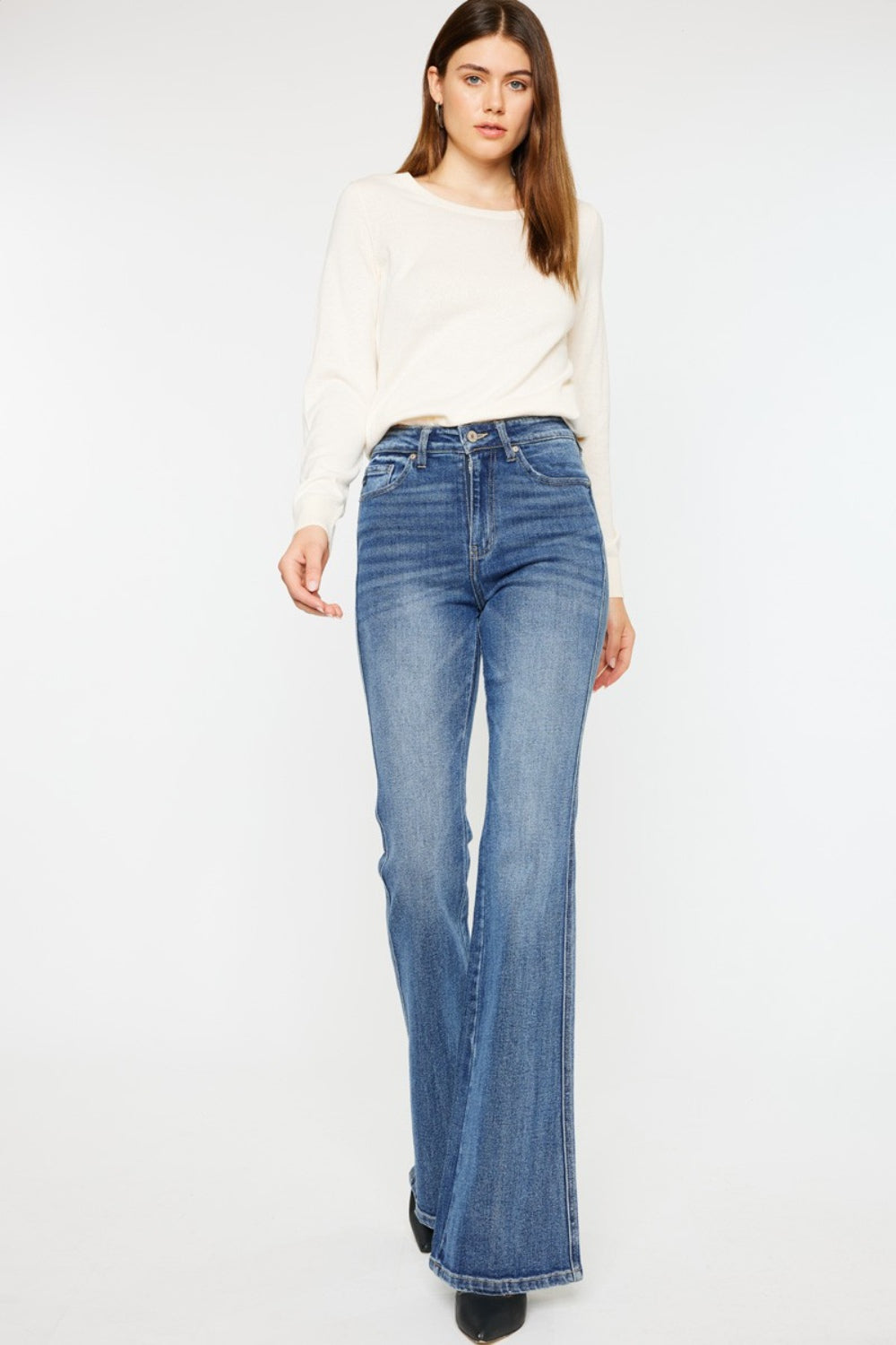 Kat High Waist Flares