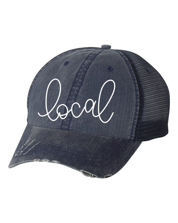 Local Embroidered trucker hat