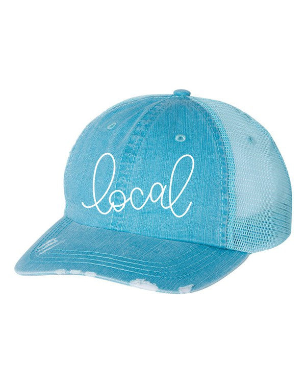 Local Embroidered trucker hat