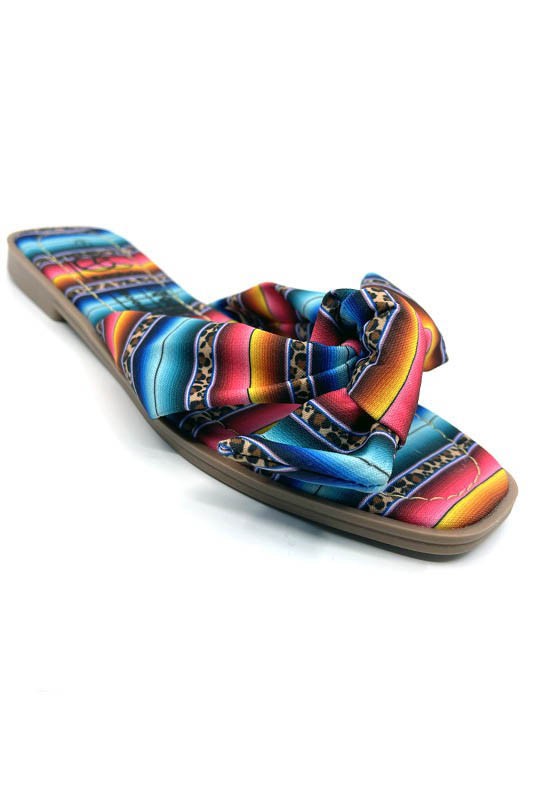 Serape with Cheetah Sandal