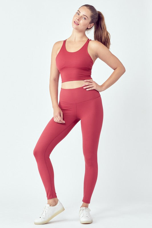 Criss-Cross Top and Legging Active Set