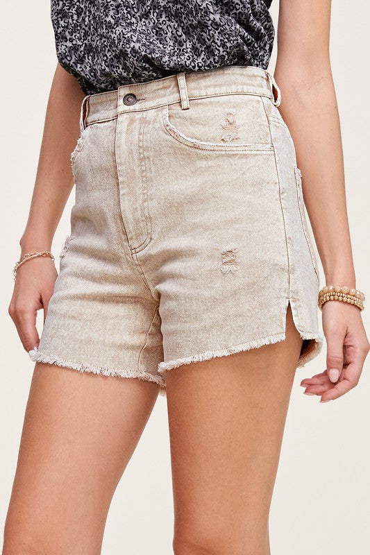 Lola Color-Washed Shorts