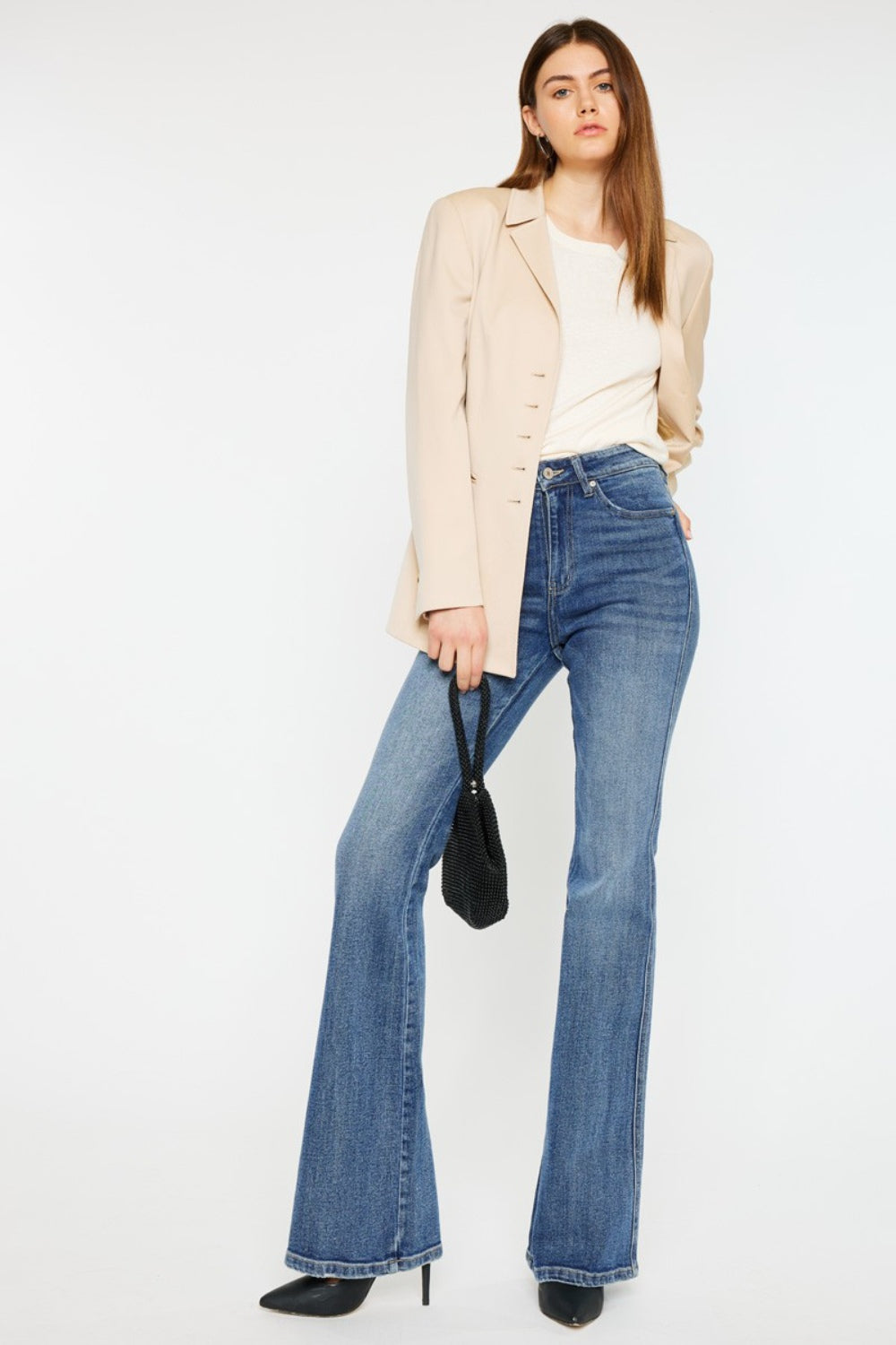 Kat High Waist Flares