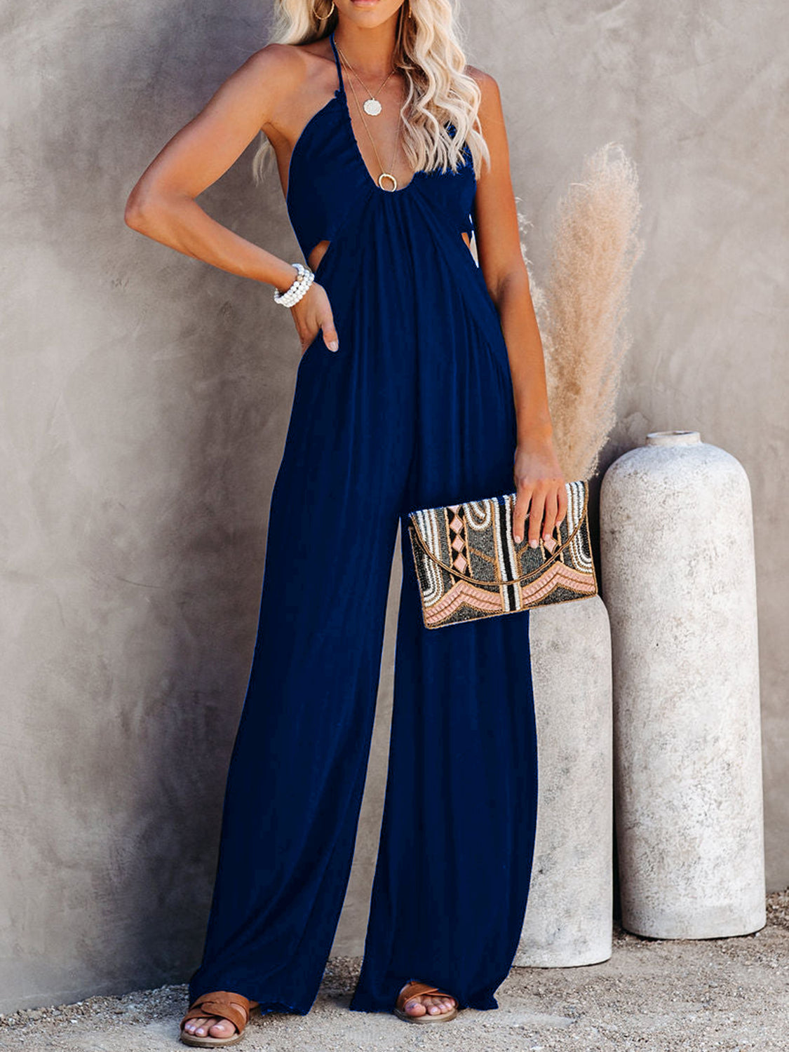 Boho Wide Leg Jumpsuit