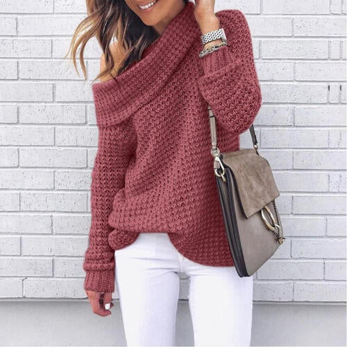 Off-Shoulder Sweater