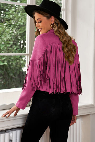 Fringe Cropped Jacket