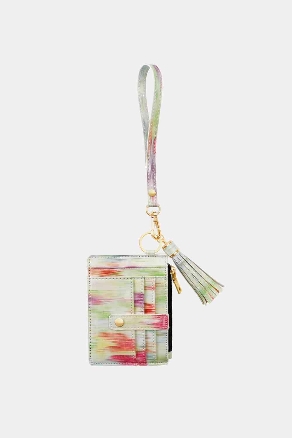 Printed Wristlet with Tassel