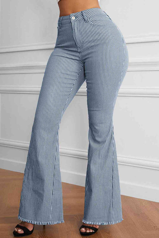 Pin Striped Flares