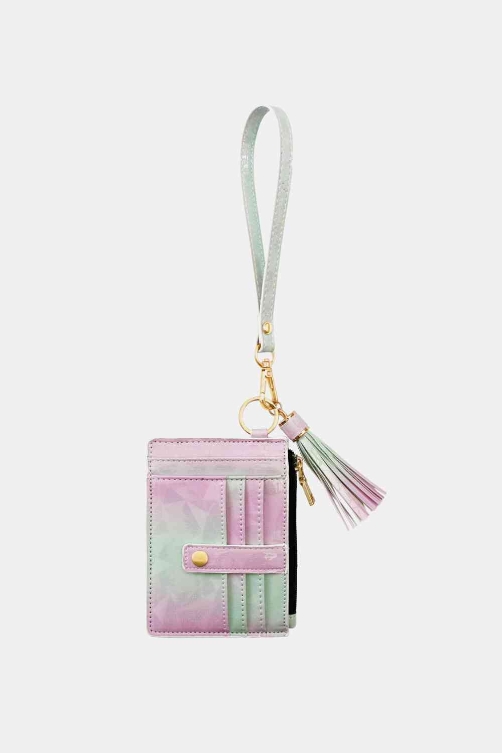 Printed Wristlet with Tassel