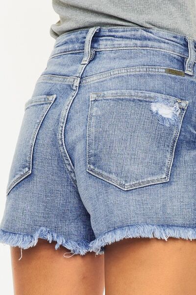 Kancan Distressed Denim Shorts