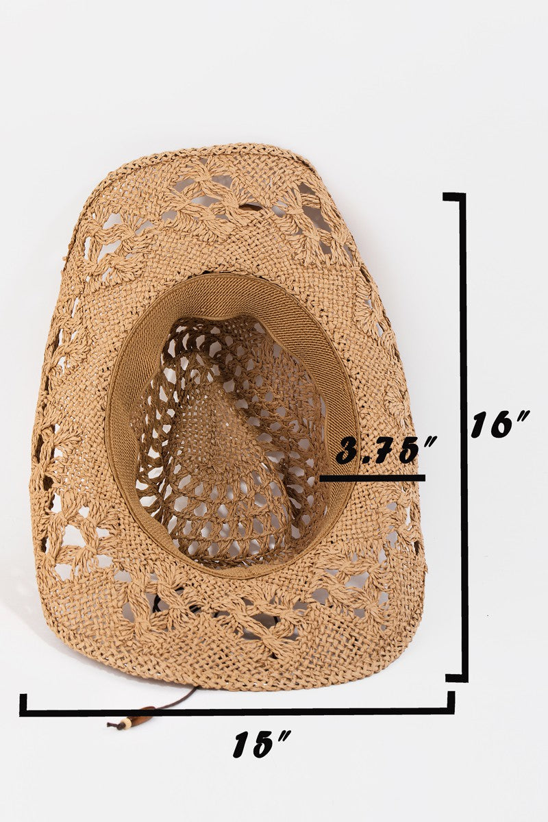 Western Weave Sun Hat