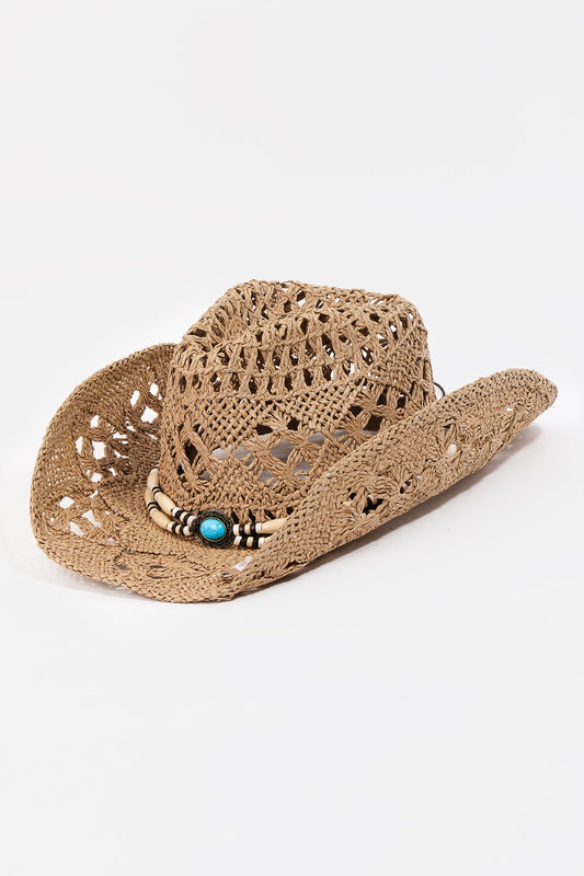 Western Weave Sun Hat