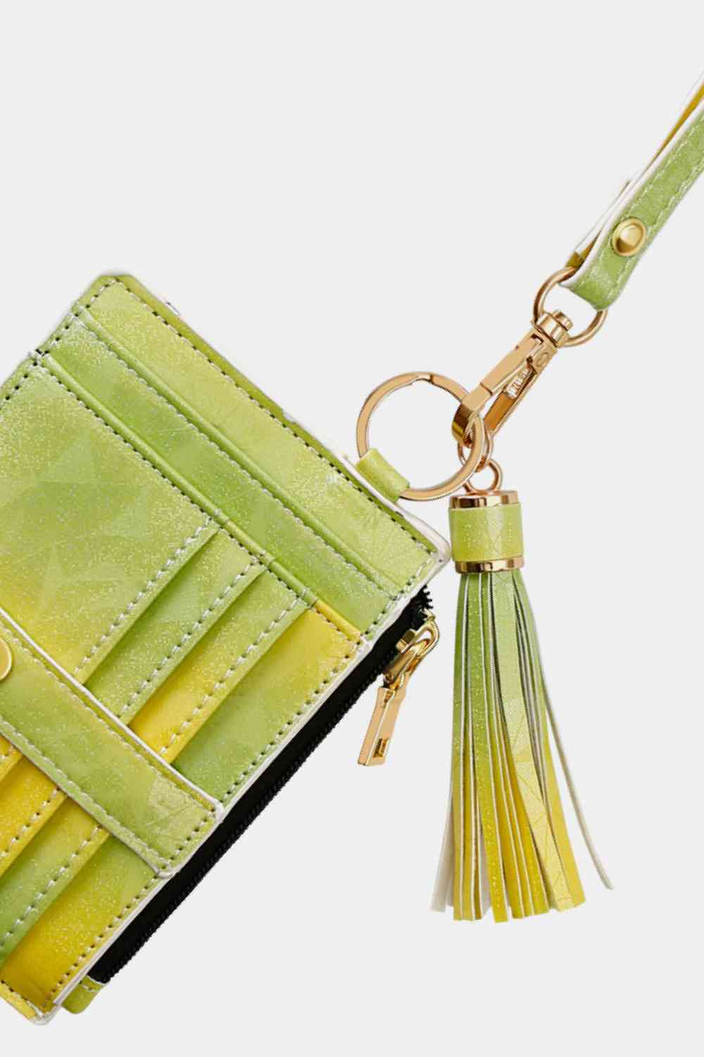 Printed Wristlet with Tassel