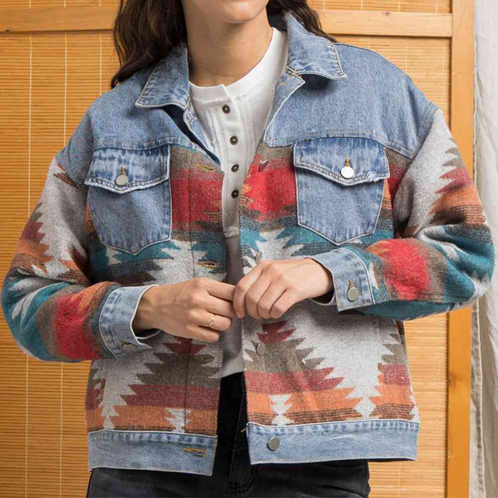 Aztec Denim Jacket