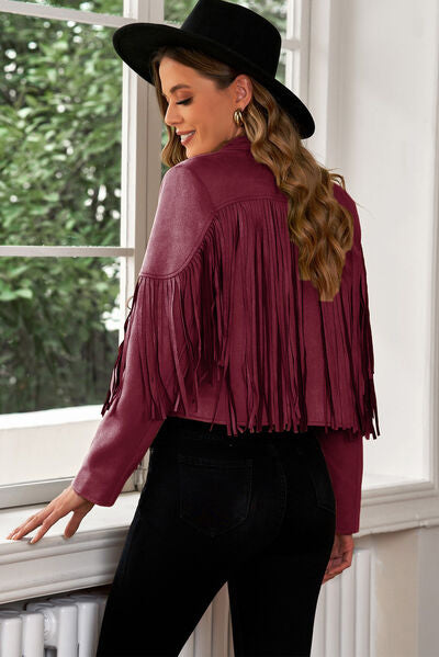 Fringe Cropped Jacket