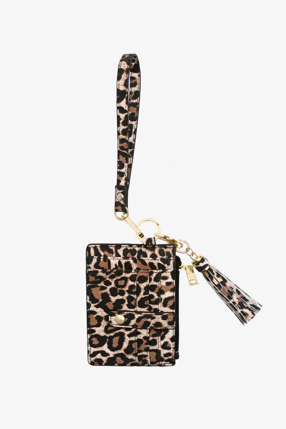 Printed Wristlet with Tassel