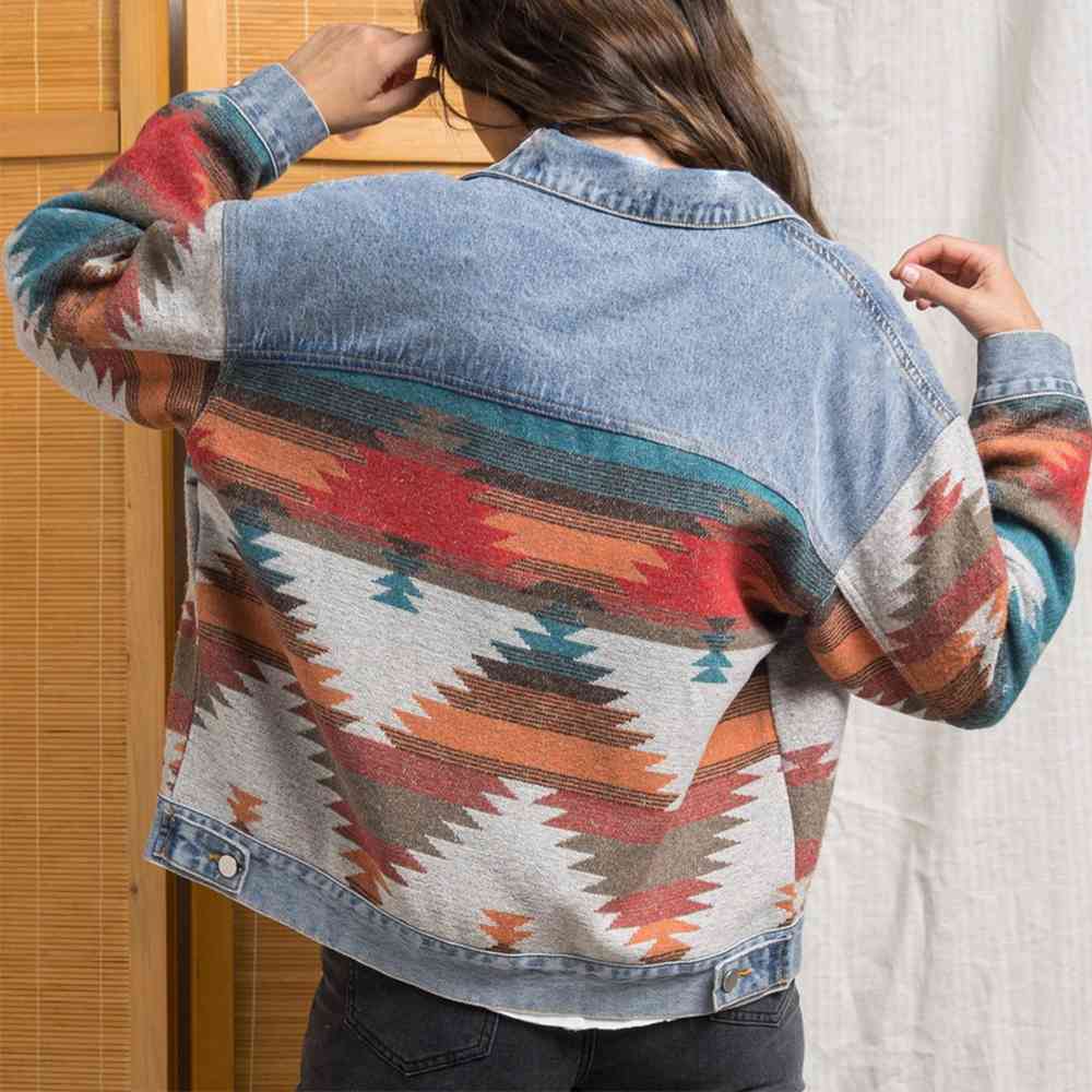 Aztec Denim Jacket