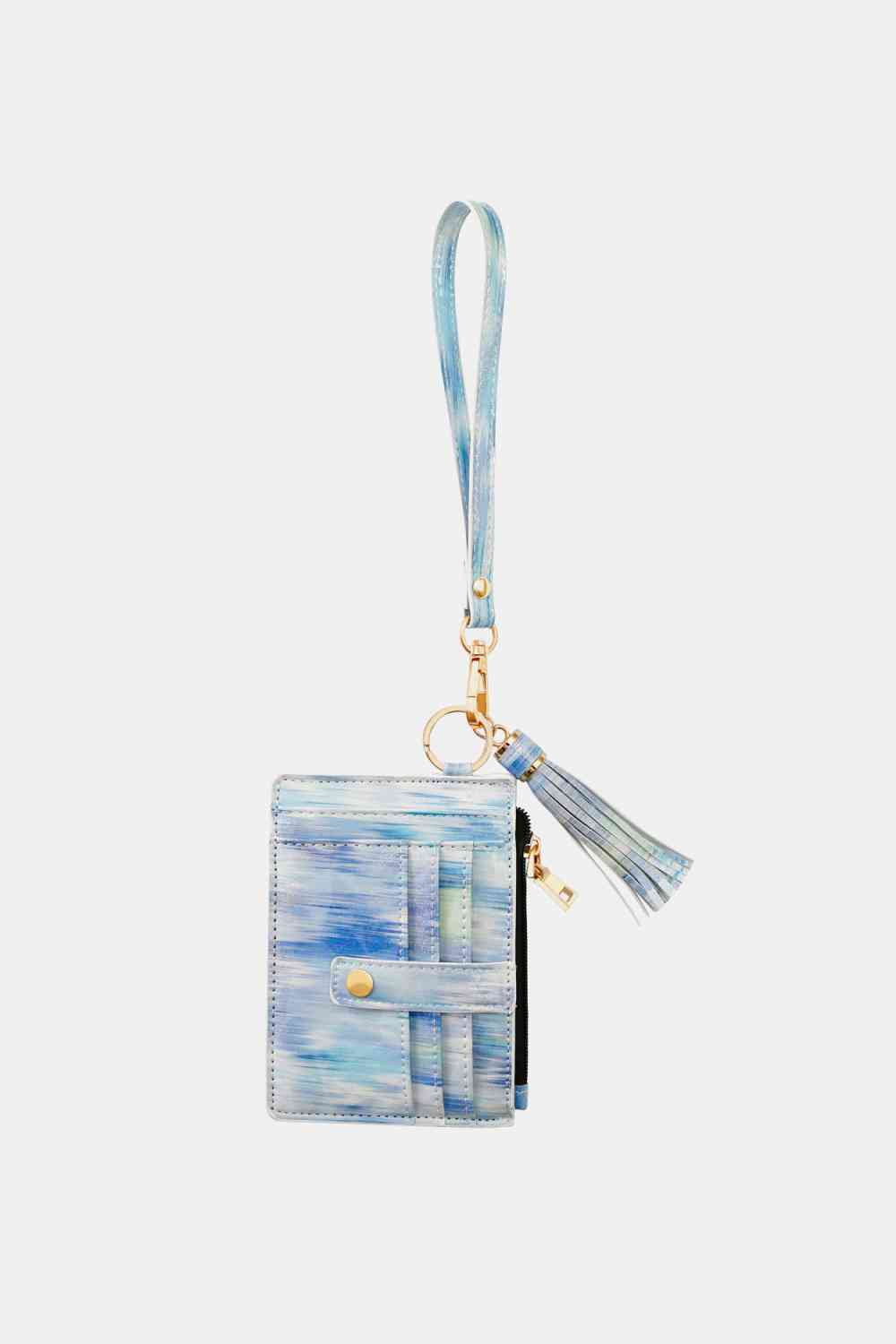 Printed Wristlet with Tassel