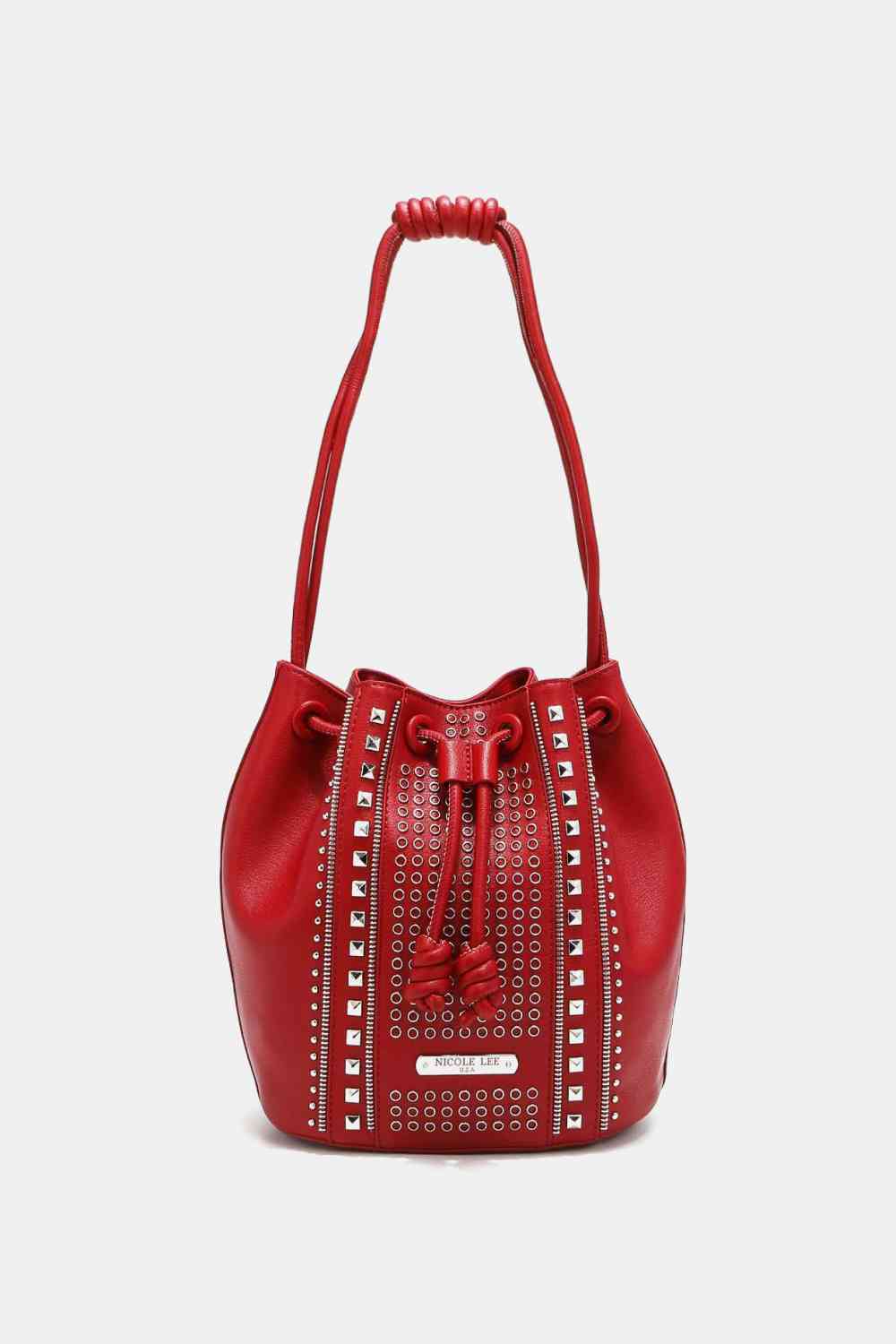 Studded Bucket Bag